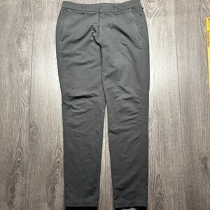 Lululemon Pants Mens Dark Gray 32x32 ABC Warpstreme Slim Fit Zip Pocket Stretch